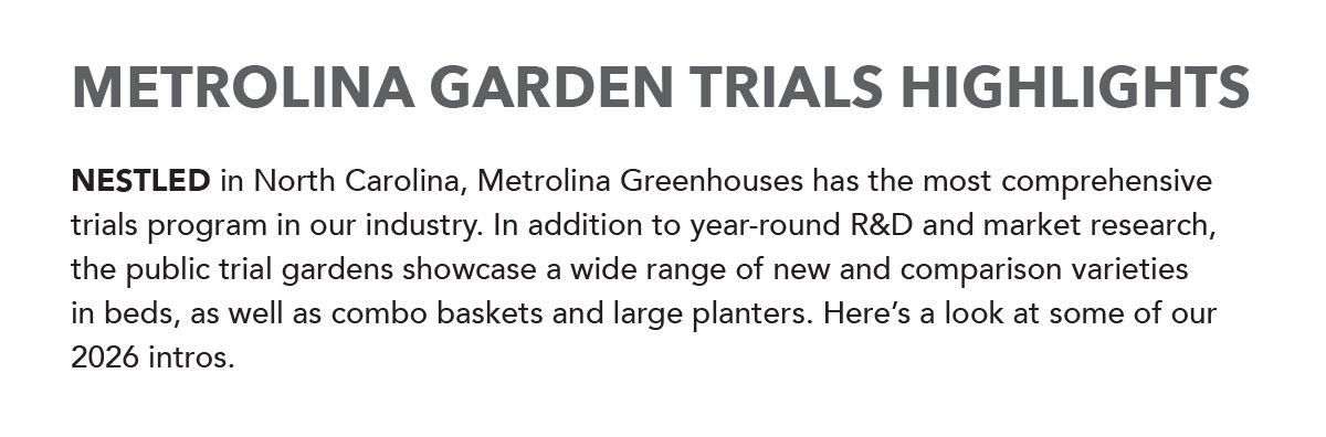 Metrolina Garden Trials
