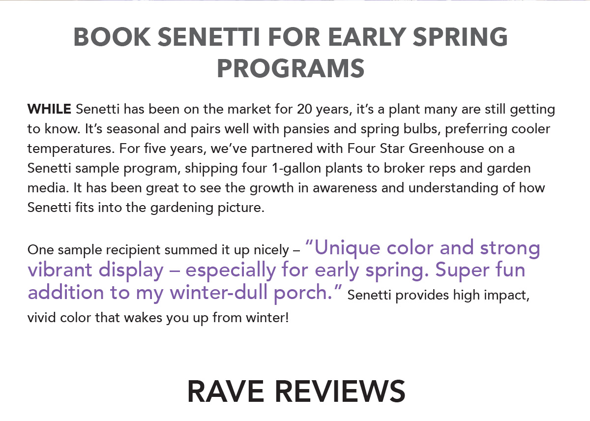 SENETTI® Series