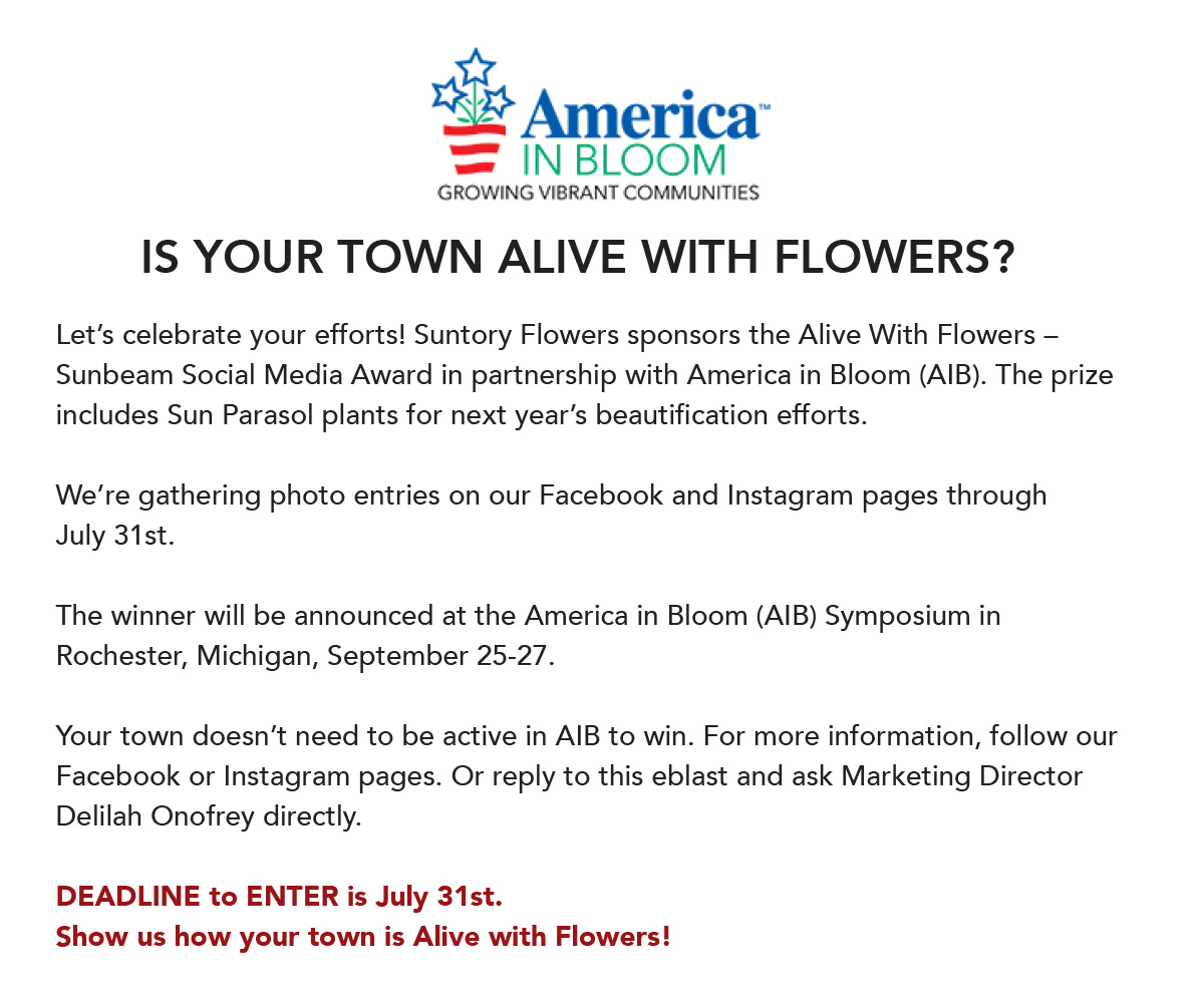 America in Bloom