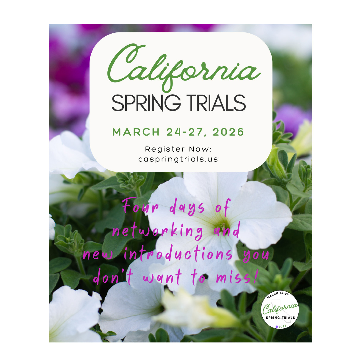 California Spring Trials 2026