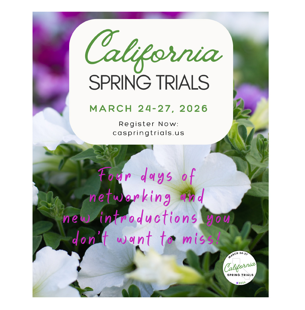 California Spring Trials 2026