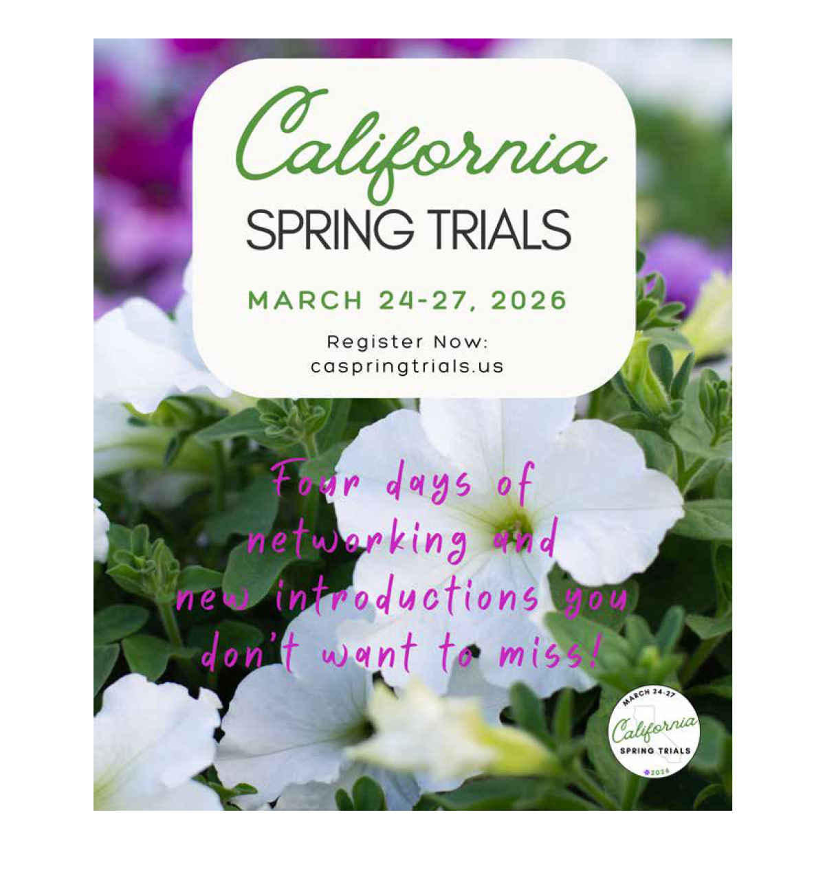 California Spring Trials 2026